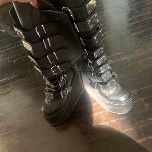 Demonia Trinity boots! Worn 3x, fabulous condition :)